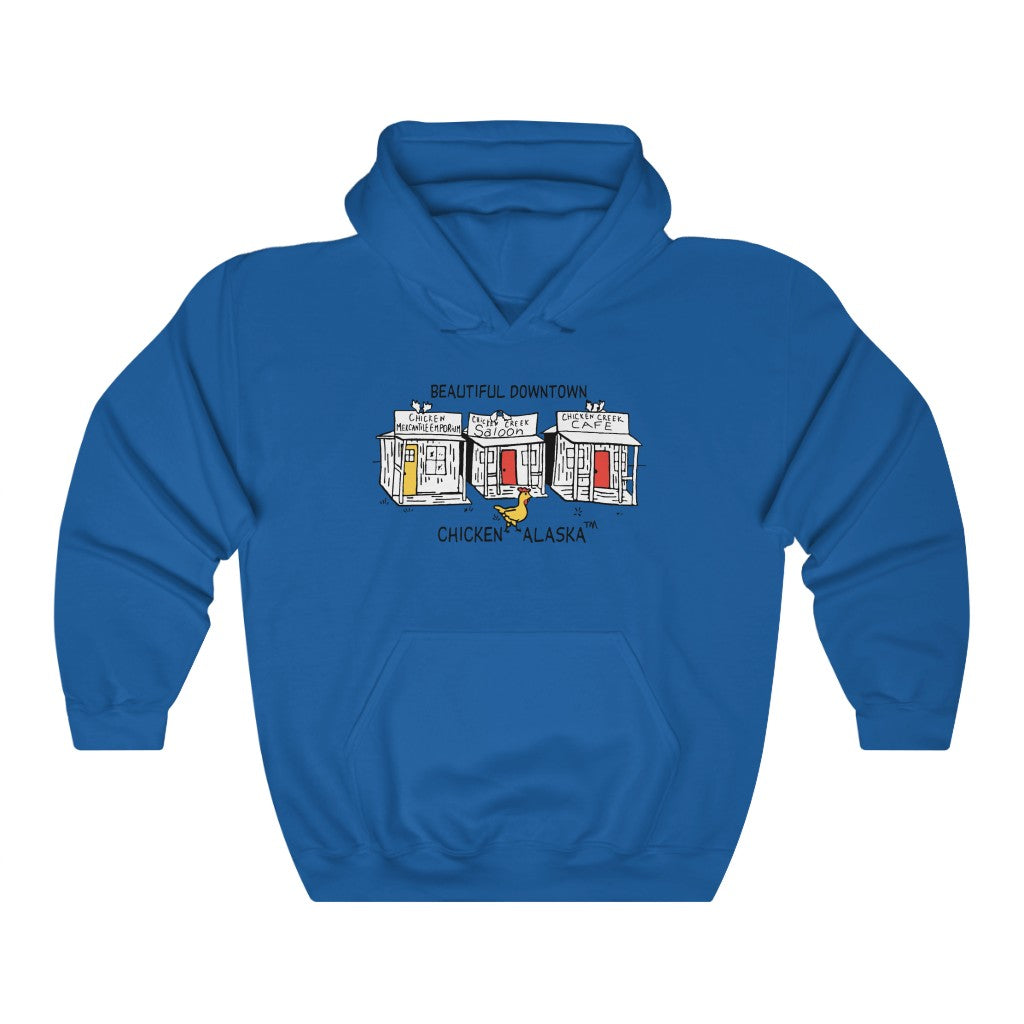 Downtown Chicken Hooded Sweatshirt